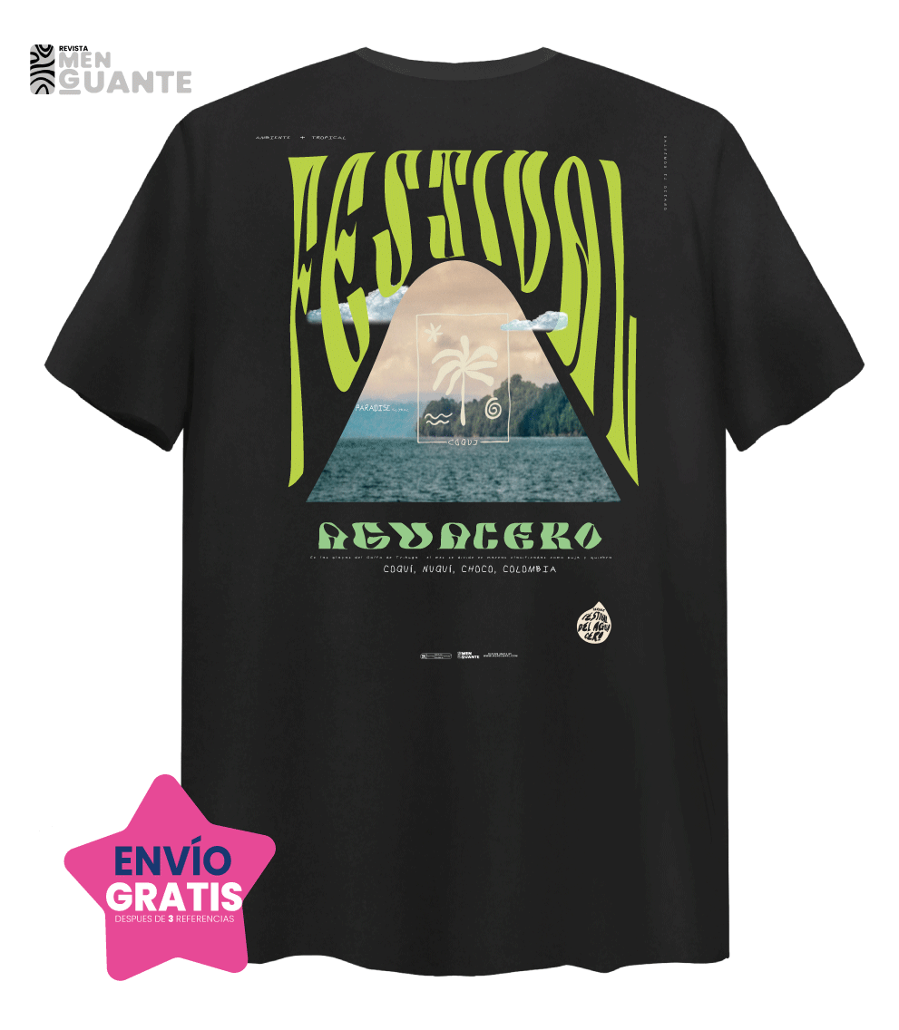 T-shirt oversize _  Manga corta color negro