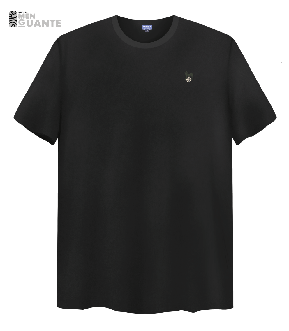 T-shirt oversize _  Manga corta color negro