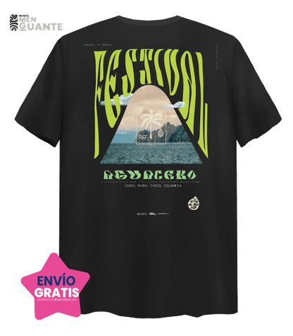 T-shirt oversize _  Manga corta color negro