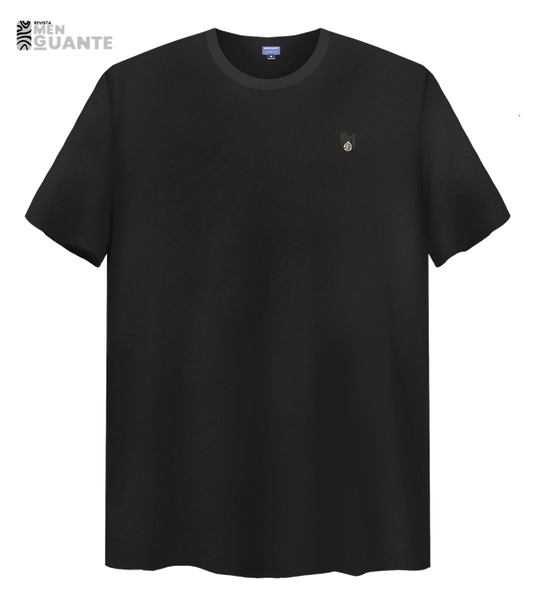 T-shirt oversize _ Manga corta color negro